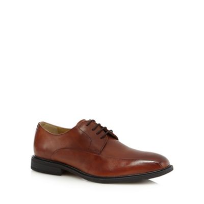 Steptronic Brown leather Oxford shoes